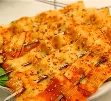 Grilled Tofu Skin with Soy Sauce Flavor
