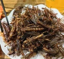 Fried Grasshoppers