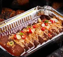 Aluminum-Wrapped Duck Blood