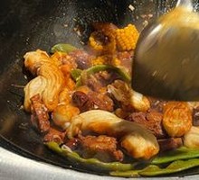 Pork Ribs with Potatoes and Green Beans