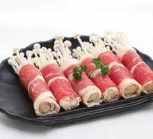 Beef Rolls with Golden Needle Mushrooms