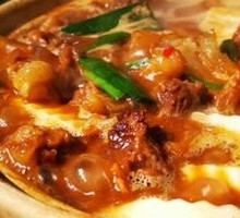 Braised Beef Tendon and Brain煲