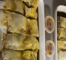 Egg and Pork Rice Noodle Roll