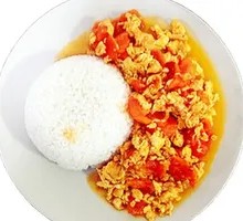 Tomato and Egg Rice Bowl