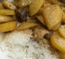 Beef and Potato Rice Bowl