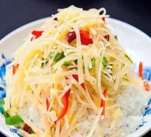 Stir-Fried Potato Shreds with Rice