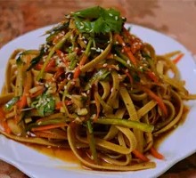 Cold Tofu Noodles Salad