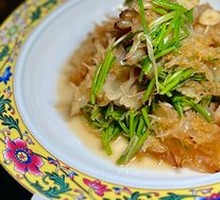 Stir-fried Cuttlefish Heads with Mustard Greens