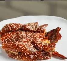 Crispy Skin Roast Chicken with Sesame Seeds