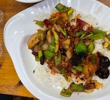 Spicy Pork Stir-fry Rice Bowl