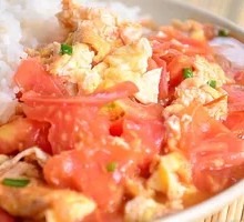 Tomato and Egg Rice Bowl