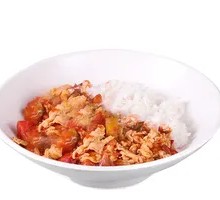 Tomato and Egg Rice Bowl