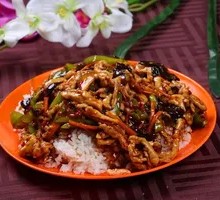 Fish-Flavored Shredded Pork Rice Bowl