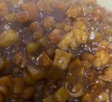 Minced Pork with Eggplant Noodles