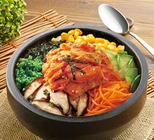 Spicy Kimchi Pork Stone Bowl