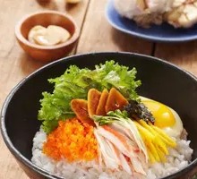 Cheese Caviar Rice Bowl