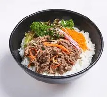 Korean Beef and Fish Roe Rice Bowl