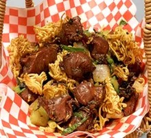 脆脆拉面爆鸡胗