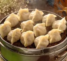 Pork and Scallion Steamed Dumplings