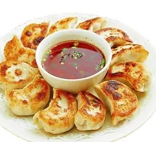 Pan-Fried Pork and Scallion Dumplings