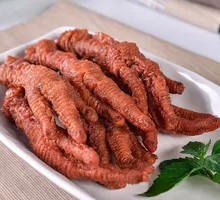Braised Chicken Feet with Tiger Skin