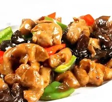 Stir-Fried Meat with Chestnut Mushrooms