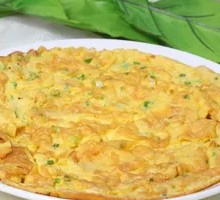 Fiddlehead Fern and Egg Pancake
