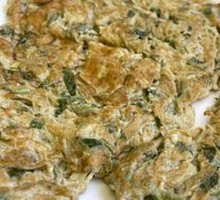 Fiddlehead Fern and Egg Pancake