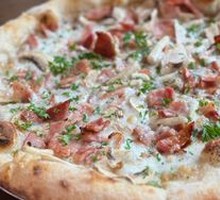 Smoked Bacon Truffle Pizza