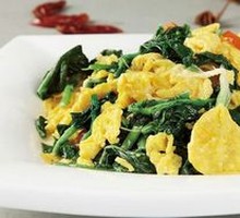 Wild Greens and Egg Pancake