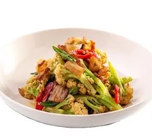 Stir-Fried Cauliflower with Meat