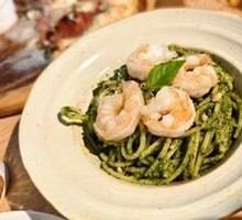 Basil Pesto Shrimp Pasta