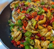 Spicy Pork Intestines Stir-fry