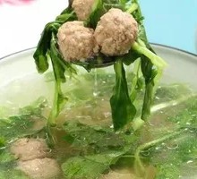 Handmade Meatball Soup