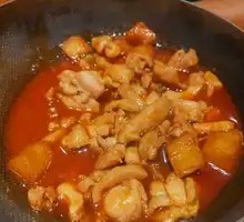 Stir-fry Chicken Rice Pot