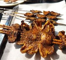 Grilled Squid Skewers