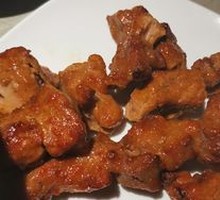 Grilled Pork with Large Skewers