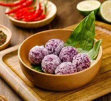 Purple Sweet Potato Glutinous Rice Balls