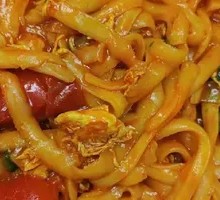 Tomato and Egg Stir-Fried with Knife-Cut Noodles