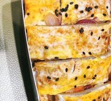 Grilled Cold Noodles with Chicken Cutlet