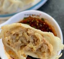 Chinese cabbage and pork dumplings