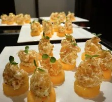 Sea Urchin Sauce Baked Shrimp Balls