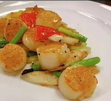 Asparagus and Lily Stir-fried with Abalone