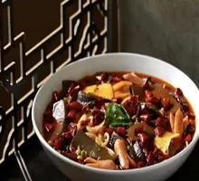 Spicy Dan Dan Noodles with Blood Sausage