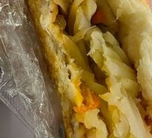 Potato Shreds in Fried Flatbread