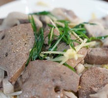 Blanched猪 Liver and Intestine