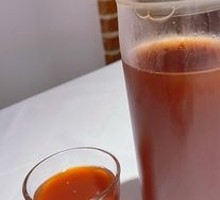 Homemade Plum Syrup Drink