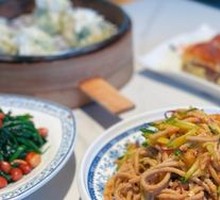Mashed Potatoes with Buckwheat Noodles