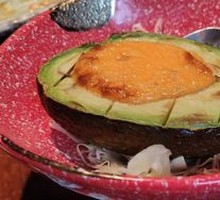 Sea Urchin Sauce Baked Avocado