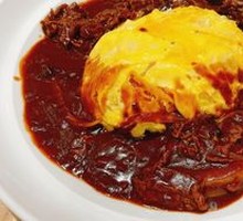 Curry Meat Sauce Omelette Rice